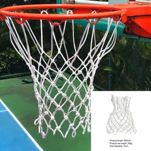 Standaard Nylon Basketbal Netto Draad Sport Basketbal Hoepel Mesh Backboard Velg Bal Pum 12 Loops Wit Rood Blauw