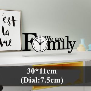 Mode Familie Non-Tikkende Tafel Digitale Klokken Leuke Rpet Acryl Bureauklok Horloge Voor Home Decor Woonkamer decoratie