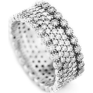 Luxe 925 Sterling Zilveren Ring Zirconia Lavish Trouwringen voor Vrouwen Sieraden bagues giet femme accesorios mujer