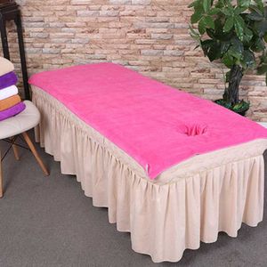 Schoonheidssalon Handdoek Met Gat Microfiber Zachte Absorberende Massage Fysiotherapie Sneldrogende Badhanddoeken Bed Cover