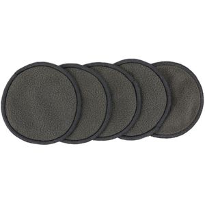 5Pc Zachte Bamboe Katoen Herbruikbare Makeup Remover Pads Gezichtsreiniger Pads Wasbare Sponzen Cleaning Puff Voor Vrouwen