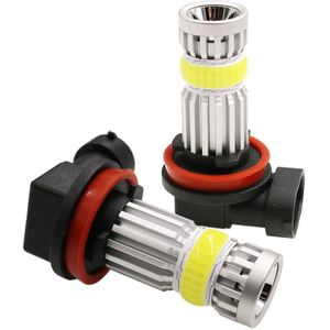 2800lm Xtreme Super Heldere H11 H7 Led-lampen Mistlamp Hoge Verlichting Cob + Cree Chip Led 9005 Lamp H8 h16 H11 Mistlampen Lamp