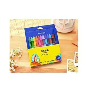 Plastic Krijt Wax Crayon Schilderen Sticks Kleur Krijt Kleur Potlood 12-24 Kleuren Kinderen Student Caryon