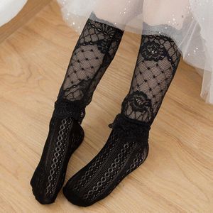 Meisjes Kant Mooie Meisjes Sokken Zachte Zoete Vrouwen Sokken Wit Stockingsknee Hoge Knie Hoge Sokken