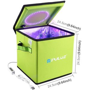 Puluz 20/30Cm Uv Sterilisator Box Huishouden Kiemdodende Opbergtas Desinfectie Doos Voor Telefoon, Ondergoed, sleutels, Fles, Tandenborstel, Speelgoed