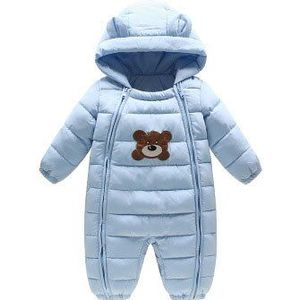 Baby Winter Kleding Baby Uitloper Jongen Meisje Dikke Warme Eendendons Winter Baby Snowsuit Leuke Hooded Kleding Pak Dier Stijl