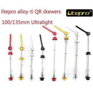 Litepro Legering-Ti Titanium Snelspanners Bmx Quick Release Voor Birdy 100Mm/135Mm