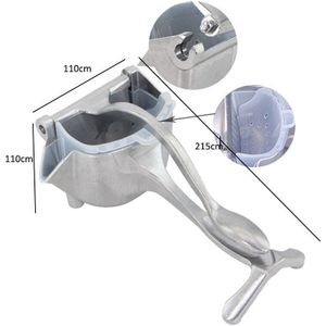 Afneembare Handleiding - Citruspers - Aluminiumlegering