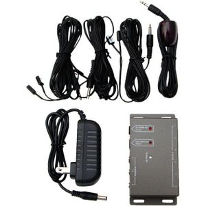Infrarood Afstandsbediening Extender 6 Emitters 1 Ontvanger Verborgen Ir Repeater System Kit Dc