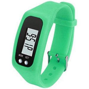 Digitale Lcd Stappenteller Run Stap Loopafstand Calorie Counter Sport Horloge Armband YA88
