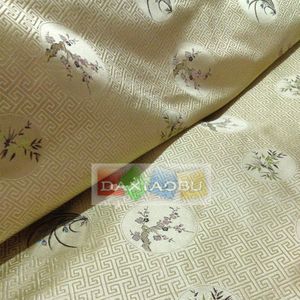 Daxiaobu 100x75 cm brokaat stof synthetische zijde vintage plum blossom bamboe orchidee 1208-6