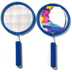 Kinderen Ronde Hoofd Badminton Racket Bal Set Outdoor Beginner Mini Shuttles Kits