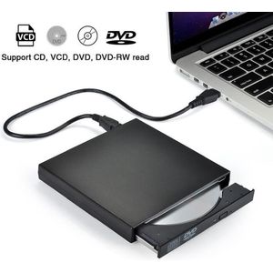 Externe Dvd Rom Optische Drive Usb 2.0 Cd/DVD-ROM CD-RW Speler Brander Slim Portable Reader Recorder Voor Laptop