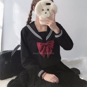 Japanse Stijl Sailor Uniform Jk Lolita Volledige Mouw Hoge Schooluniform Koreaanse Mode Kleding Party Cosplay Halloween Student