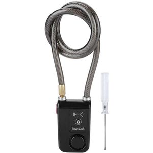 80Cm Smart Keyless Bluetooth Lock Waterdichte 110dB Draad Touw Anti-Diefstal Alarm Fietsslot Candados De Seguridad Antivol velo