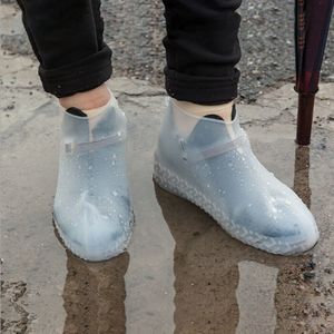 2 siliconen overschoenen, schoenovertrekken regen, schoenovertrek, waterdicht, herbruikbare waterdichte overschoenen met antislipzool voor regen, sneeuw, woestijnstrand, modderige wegen