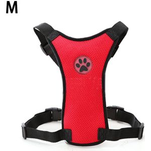 Hond Harnas Autostoeltje Belt Leash Mesh Borstband multifunctionele Ademend Dierbenodigdheden