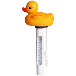 Schattige Dieren Vormige Drijvende Boei Zwembad Thermometer Spa Tub Bad Lezen Display Water Temperatuur Reageerbuis B03A