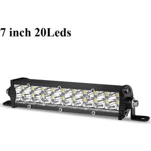 20 30 40 Leds Verlichting 7 13 20 Inch Extreme Ultra Slanke Led Licht Bar Voor Jeep Offroad Pickup suv Atv Utv Auto Retrofit Styling