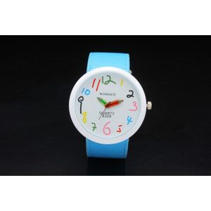 Vrouwen Horloges Womage Creatieve Multicolor Potlood Naald Cartoon Horloges Grote Aantal Horloges Meisjes Relogio Masculino