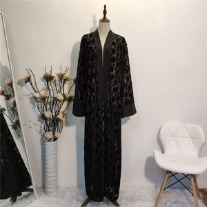 Zwart Eid Mubarak Kaftan Dubai Abaya Kalkoen Kimono Vest Hijab Moslim Jurk Islamitische Kleding Abaya Voor Vrouwen Robe Femme Ete