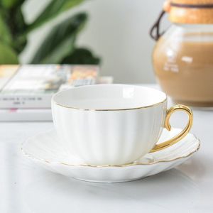 Wshyufei Roze Leuke Creatieve Porselein Kop En Schotel Keramiek Eenvoudige Thee Sets Modern Koffie Cups Tazas Para Cafe