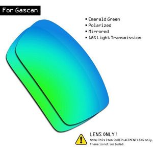 SmartVLT Gepolariseerde Zonnebril Vervanging Lenzen voor Oakley Gascan-Emerald Green