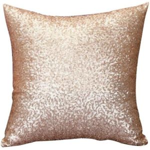 Effen Kleur Glitter Pailletten Sierkussen Case Cafe Home Decor Wonderful35 % 2.03