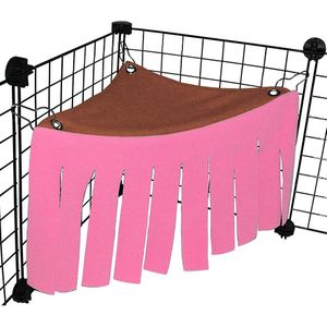 Hamster Dodge Huis Hamster Kooi Accessoires Kleine Huisdier Kwastje Hoek Nest Voor Cavia Fretten Hamster Tent Hangmat