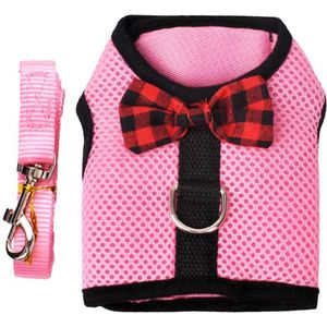 Konijnen Hamster Harnas Vest Met Leas Bunny Mesh Borstband Harnassen Fret Cavia Kleine Dieren Huisdier Accessoires S/M/L