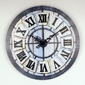 Retro Studie Klok Muur Europese Stijl Woonkamer Vintage Muur Horloge Minimalistische Slaapkamer Stille Creatief Met Romeinse Aantal Klok