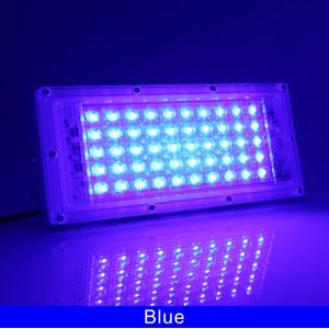 50W Led Rgb Flood Light Lamp Ac 220V 230V 240V Outdoor Schijnwerper IP65 Waterdichte Reflector Led spotlight Met Afstandsbediening