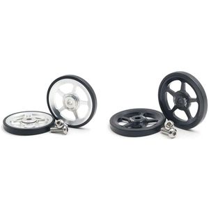 7075 Legering 2 Paar Super Lichtgewicht Easywheel Voor Brompton Zwart/Zilver/Goud-Zilver En Zwart