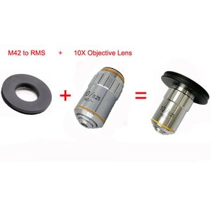 M42x0.75 Om Rms Adapter Ring Microscoop Objectief Rms Draad Te M42 Canon Nikon Adapter Voor Canon Nikon Slr Fotografie