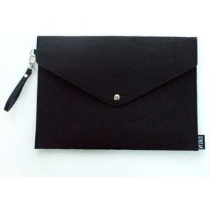 Eenvoudige Wol Gesp A4 Papier Bestand Zak Kantoor Aktetas Tas Portfolio Sluiting Map Opbergtas Doos Bestand Student Kantoorbenodigdheden