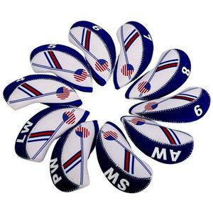 10 stuks Golf Clubs head Iron Putter Headcovers Head Cover Protector Golf Outdoor Sport Club Accessoires