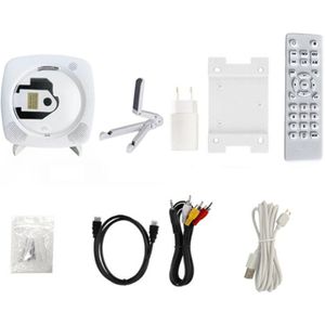 Draagbare Cd Speler Wandmontage Dvd-speler Fm Radio Met Bluetooth En Afstandsbediening Ingebouwde Hifi Luidsprekers