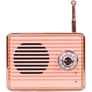 Retro Draadloze Communicatie Speaker Radio Vorm Vintage Mini Schattige Speaker QJY99