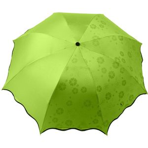 Kleine Mode Opvouwbare Paraplu Regen Vrouwen Mannen Mini Pocket Parasol Meisjes Anti-Uv Waterdichte Draagbare Reizen Paraplu