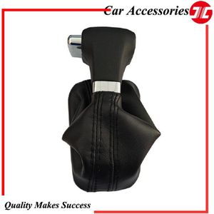 Voor Vw Tiguan Touran Bora Passat Skoda Universal Car Gear Stick Pookknop Met Gaitor Lederen Laars Z417X417H Auto-onderdelen