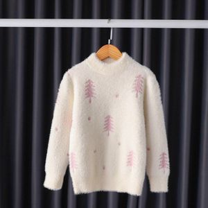 Ins Mode Meisjes Truien Winter Warm Fleece Truien Kinderen Kleding Uitloper Jumpers Trui