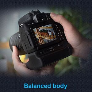 Professionele Dubbele Battery Grip Holder Pack Ondersteuning Verticale Opnamen Voor Canon EOS800D T7i X9i 77D HJ55