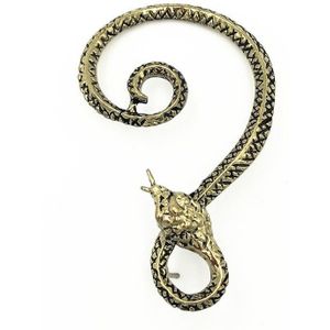 1 st Oorbellen Punk Hiphop Lange Snake Oor Manchet Oorbel Jassen Voor Vrouwen Mannen Sieraden EJ035