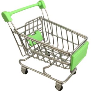 Mini Kinderen Handkar Simulatie Kleine Supermarkt Winkelwagentje Utility Winkelwagen Pretend Play Speelgoed Kinderwagens 12*8.5*11cm