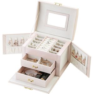 Sieraden Verpakking Box Kist Doos Voor Sieraden Prachtige Make Geval Jewelry Organizer Container Dozen Afstuderen