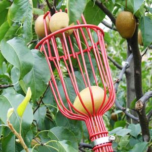 Aluminium Diepe Mand Tuingereedschap Fruitplukker Hoofd Metalen Fruit Picking Gereedschap Vruchten Catcher Oogst Picking Outdoor