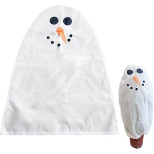 Behogar Cartoon Winter Warm Kerstboom Cover Plant Wrap Deken Freeze Bescherming Protector voor Koud Weer 90x103 cm