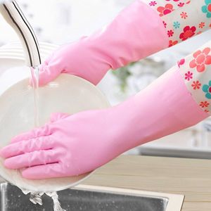 Joybos Afwassen Rubberen Handschoenen Vrouwelijke Massaal Waterdichte Handguards Wassen Schotel Kleding Lederen Handschoenen Keuken Duurzaam JBS63