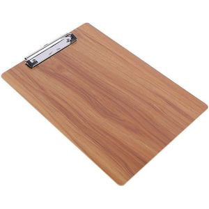 A5 Klembord schrijfblok Bestand/Houten bestand clip board draagbare menu klembord met plaat clip Office/schoolbenodigdheden