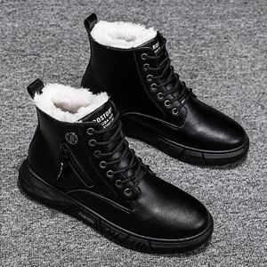 High-Top Rits Laarzen Winter Plus Fluwelen Snowboots Keep Warm High-Top Casual Schoenen Mannen Sport schoenen Zapatillas Hombre